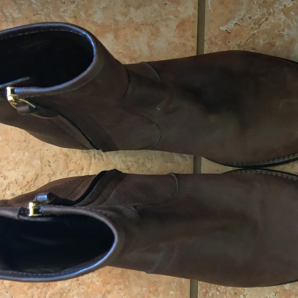 Tory Burch SIMONE Leather Booties 7M - Picture 3 of 8